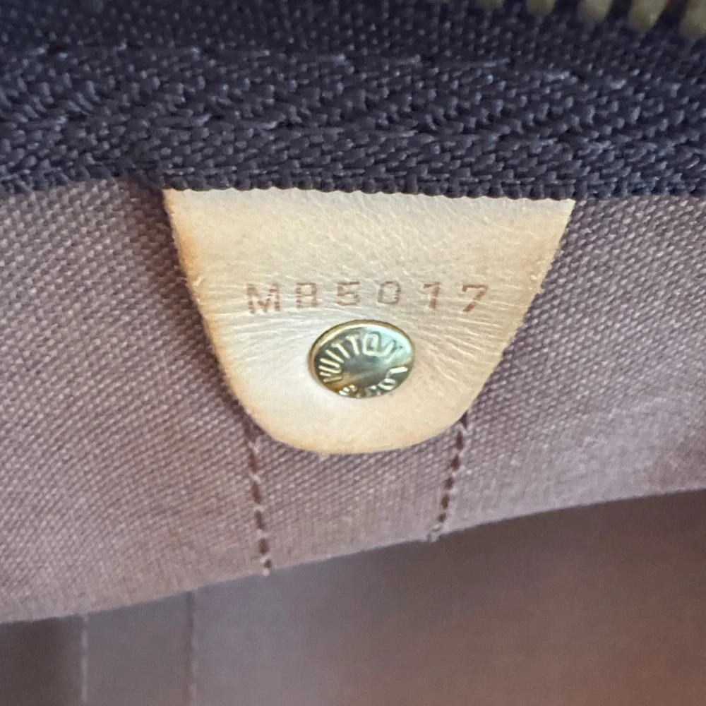 Louis Vuitton Monogram Canvas Duffel with Tan Leather Trim